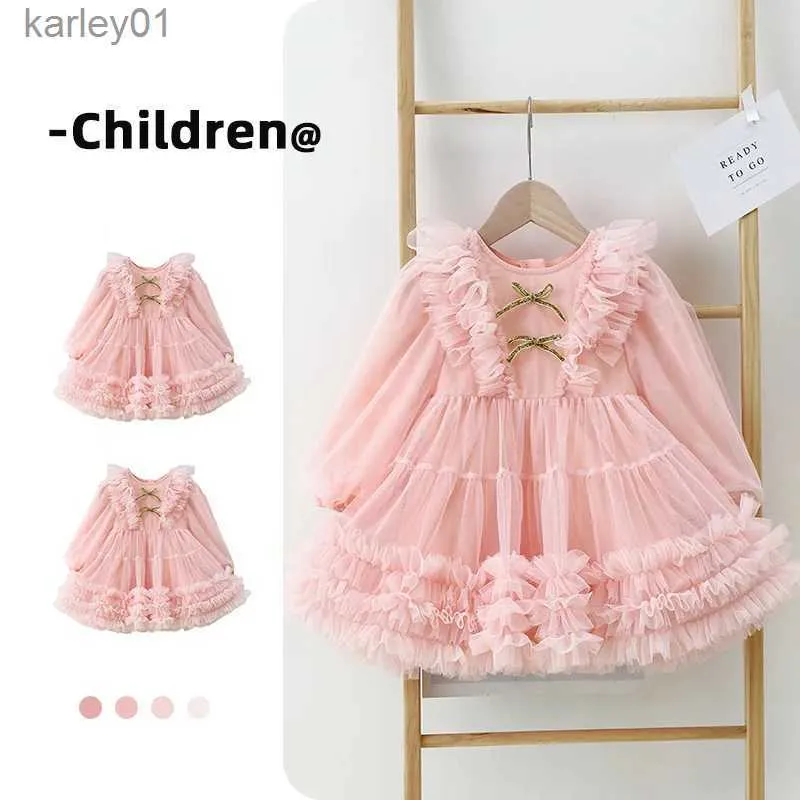 Abiti da ragazza Neonata Principessa Tutu Dress Neonato Bambino Farfalla Manica a sbuffo Bambino Tulle Vestido Spettacolo Festa di compleanno Vestiti per bambini L342 yq240327