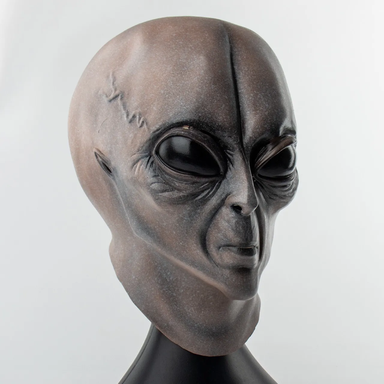 Alien Helmet Halloween Mask Latex Costume Set: Realistic Alien Mask ...