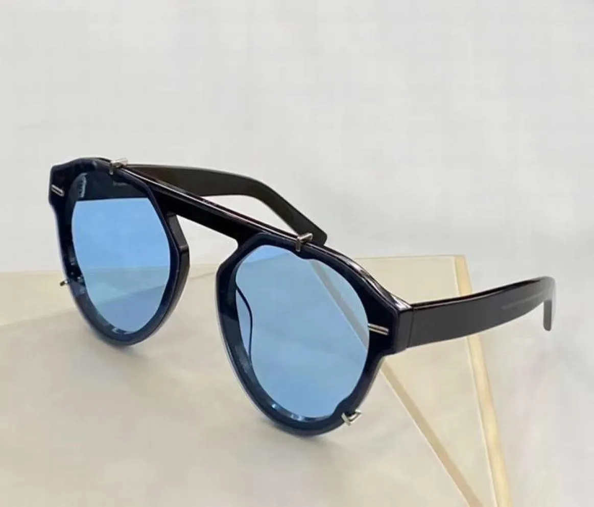 BLACK 254S BlackBlue Sunglasses 54mm Occhiali da sole Mens sunglasses gafas de sol New with box2519508