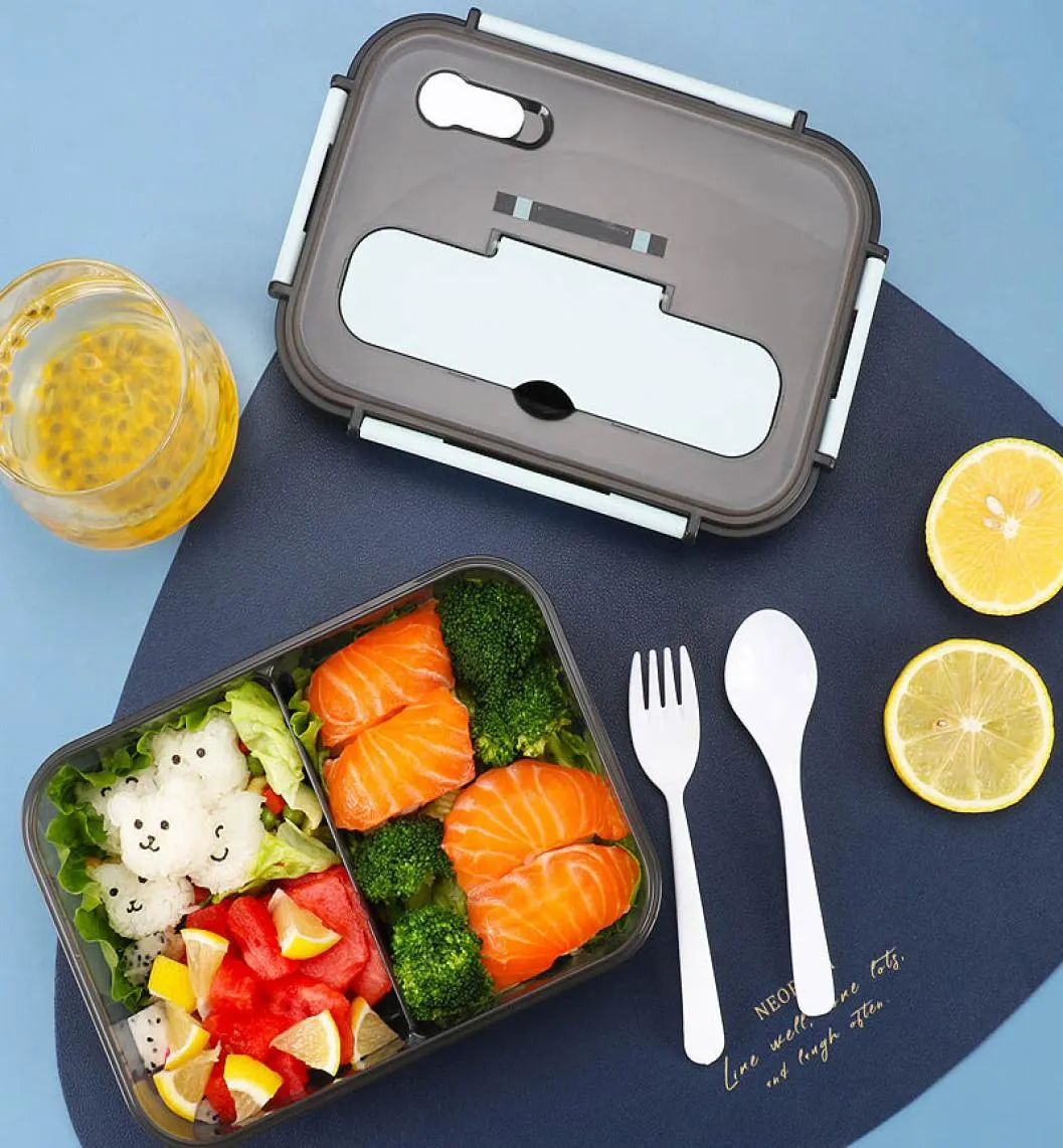 1100ml 1500ml Portable Sealed Plastic Kids Lunch Box Refrigerator Freshkeeping Boxes7747857