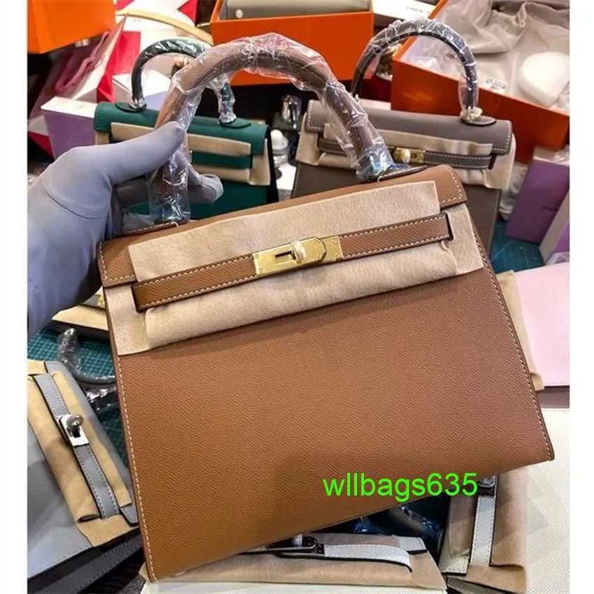 Ky Tote Bags Trusted Luxus-Lederhandtasche, Tasche 25 28, große, innen genähte, außen genähte Leder-Pendeltasche, großes Fassungsvermögen, Business-Tasche, Damen-Port, mit Logo HB6Q