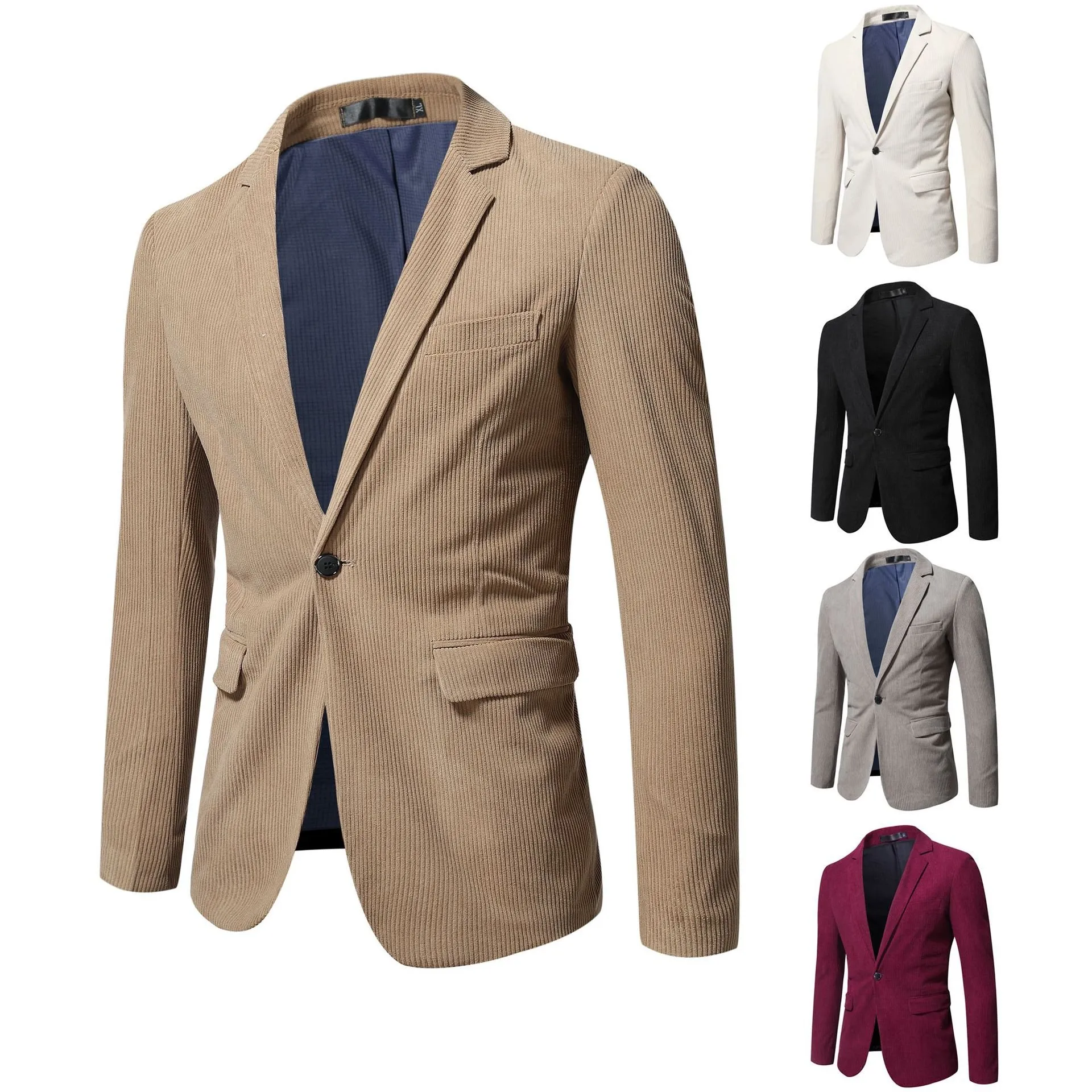 Mens big and tall corduroy blazer sale