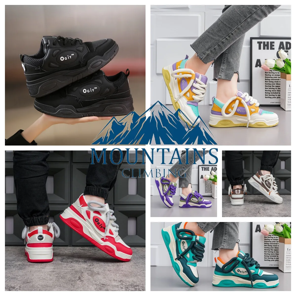 2024 Designer Shoe Fashion Platform Sneakers Men Black White Light Blue Mens Womens Casual Shoes Gai Storlek 35-45 Komfort unisex gratis frakt