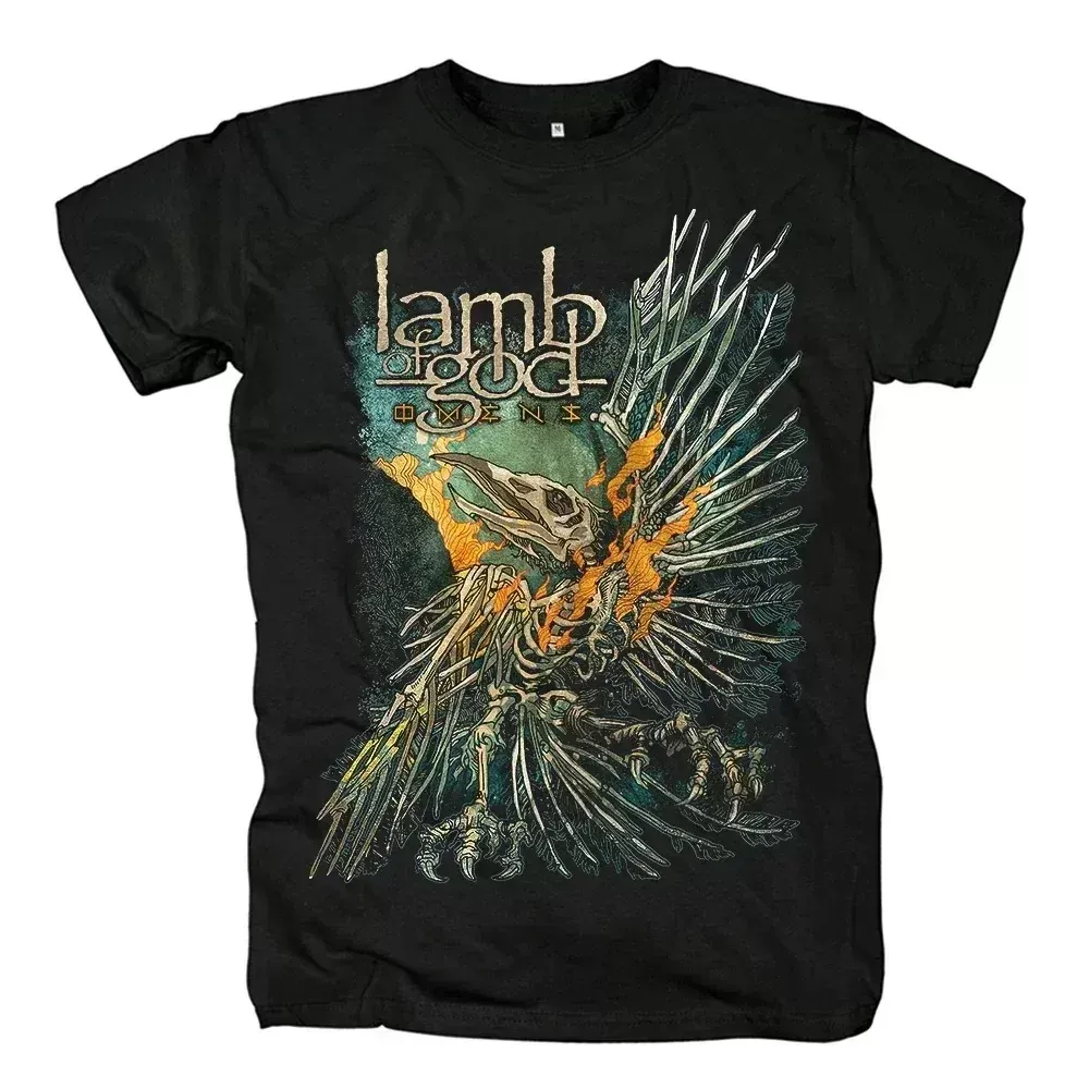 Lamb of God Graphic Tee - Mens Heavy Metal Band T-Shirt, 100