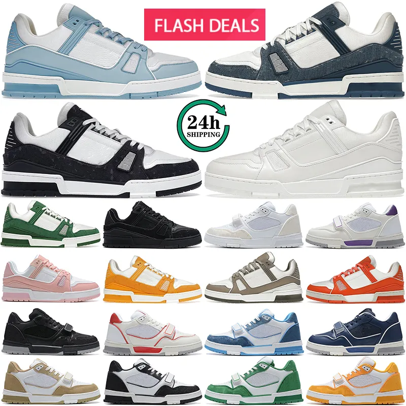 Scarpe casual di design Sneakers basse Nero Bianco Scarpe da ginnastica blu cielo Arancione Verde Rosso Uomo Donna Scarpe da corsa Scarpe da ginnastica sportive con pannello bicolore