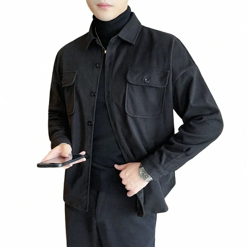 giacca da uomo primavera e autunno nuovo stile coppia coreana tendenza top sottile secti autunno e inverno giacca da lavoro casual N3Mm #