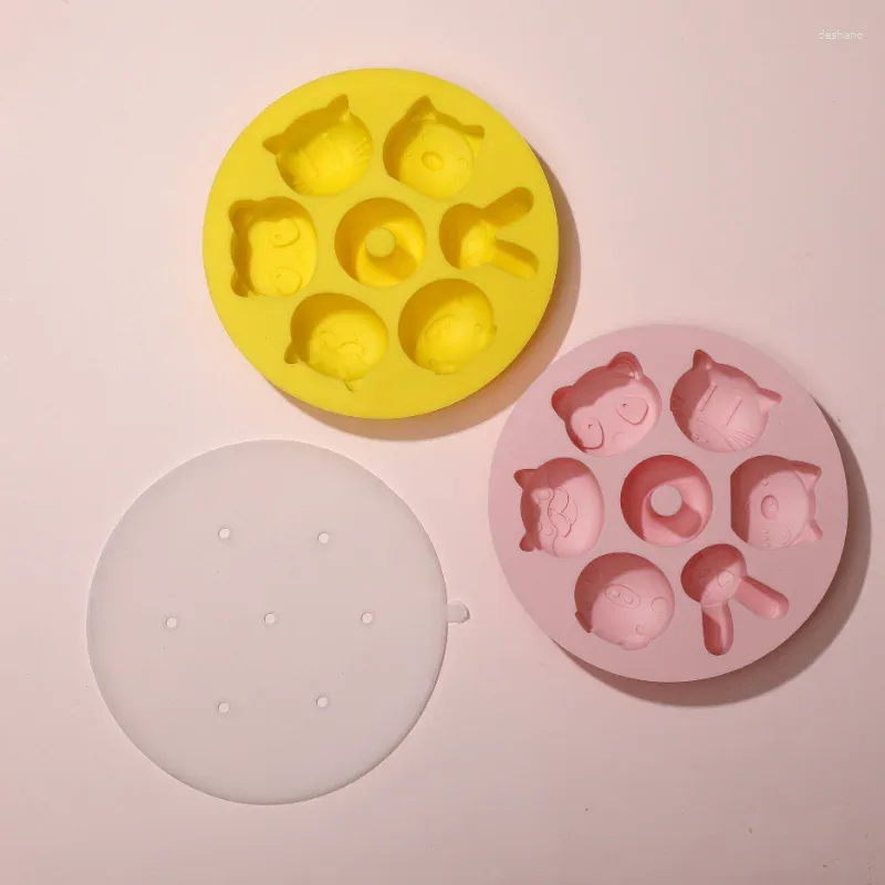 Baking Moulds Cartoon Silica Gel Cake Mold Steamed Rice Baby Complementary Food