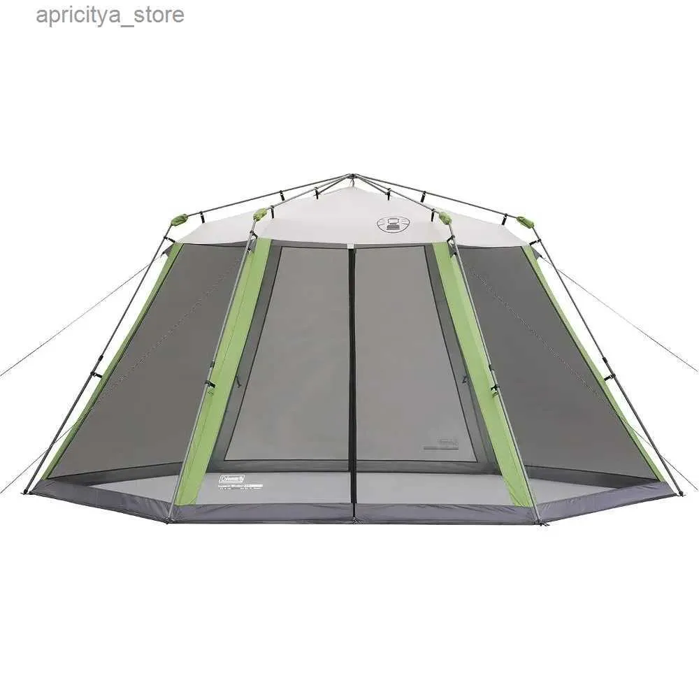 Tält och skyddsrum Camping Canopy Tält med Instant Inställningar 10x10/15x13 Fot Portable Screen Shelter Canopy Tent24327