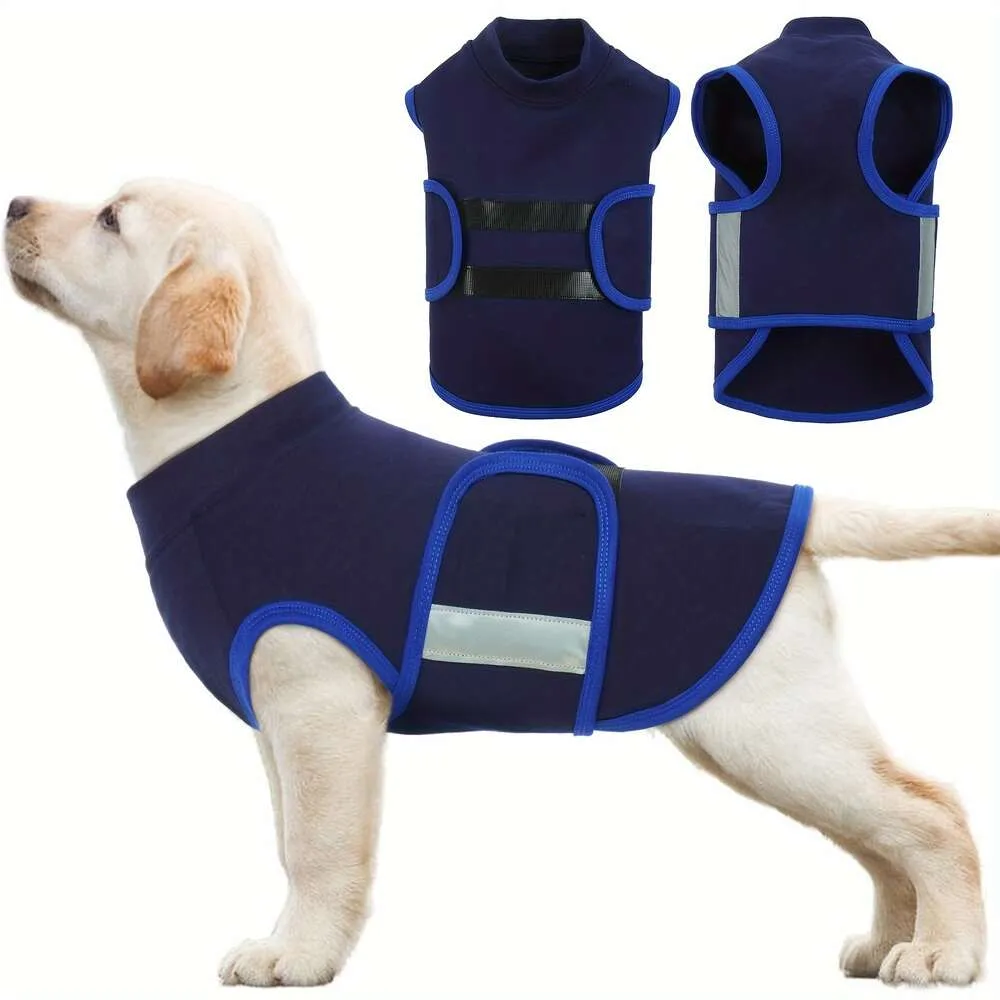 Curated visual reference: Picture Idea: Calming Dog Anxiety Relief Vest Soft Fleece Comfort Suit For