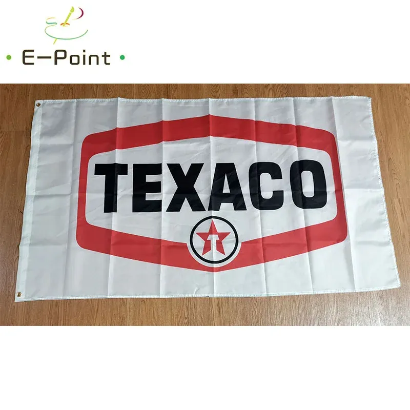 Accessoires drapeau gazole Texaco 60*90cm (2x3 pieds) 90*150cm (3x5 pieds), décorations de noël pour la maison et le jardin