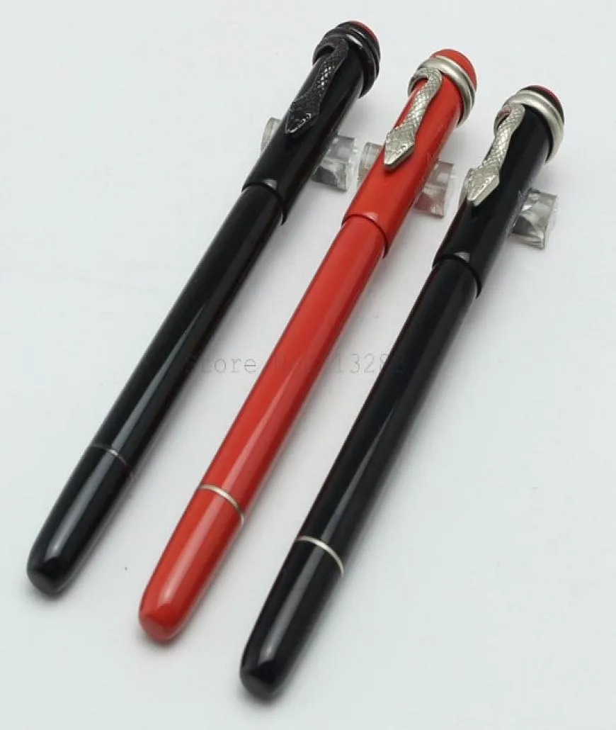 уникальные высококачественные ручки-роллеры размера M Heritage Collection Rouge et Noir, шариковые ручки Special Edition Mon, черные шариковые ручки Snake clip4782020