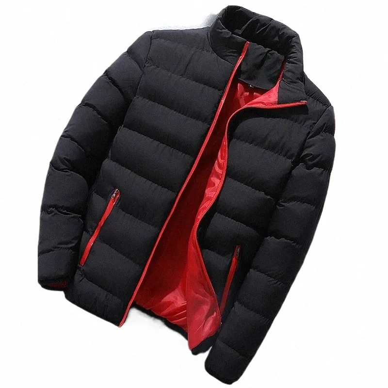 Nieuwe Winterjassen Fi Casual Windjack Stand Kraag Thermische Jas Uitloper Oversized Outdoor Cam Jas Mannelijke Kleding s0GK #