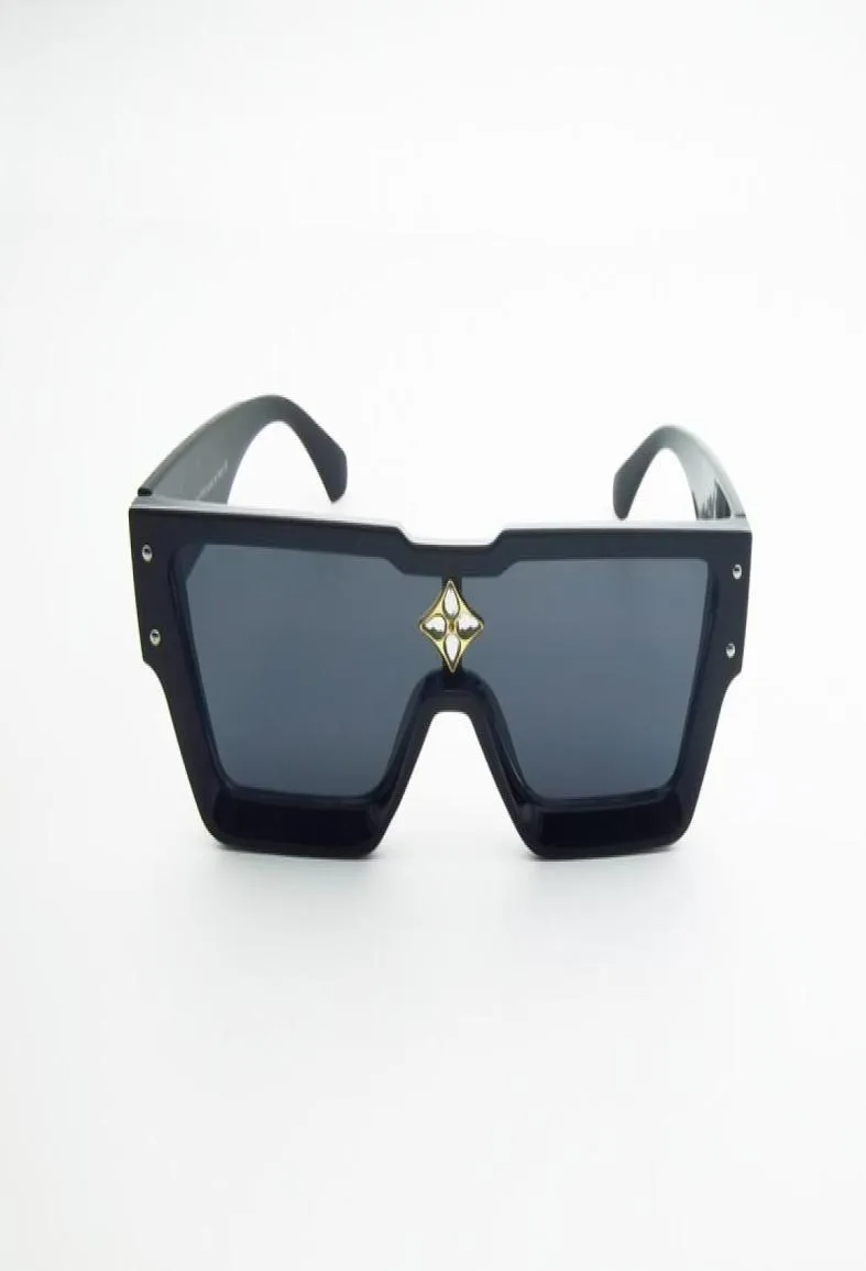 Neue Mode-Sonnenbrille mit quadratischem Rahmen, einteilige Schutzbrille, Damen-Frauen-Persönlichkeitsaufkleber, Diamant-Trendbrille, Schutzbrille 7790056