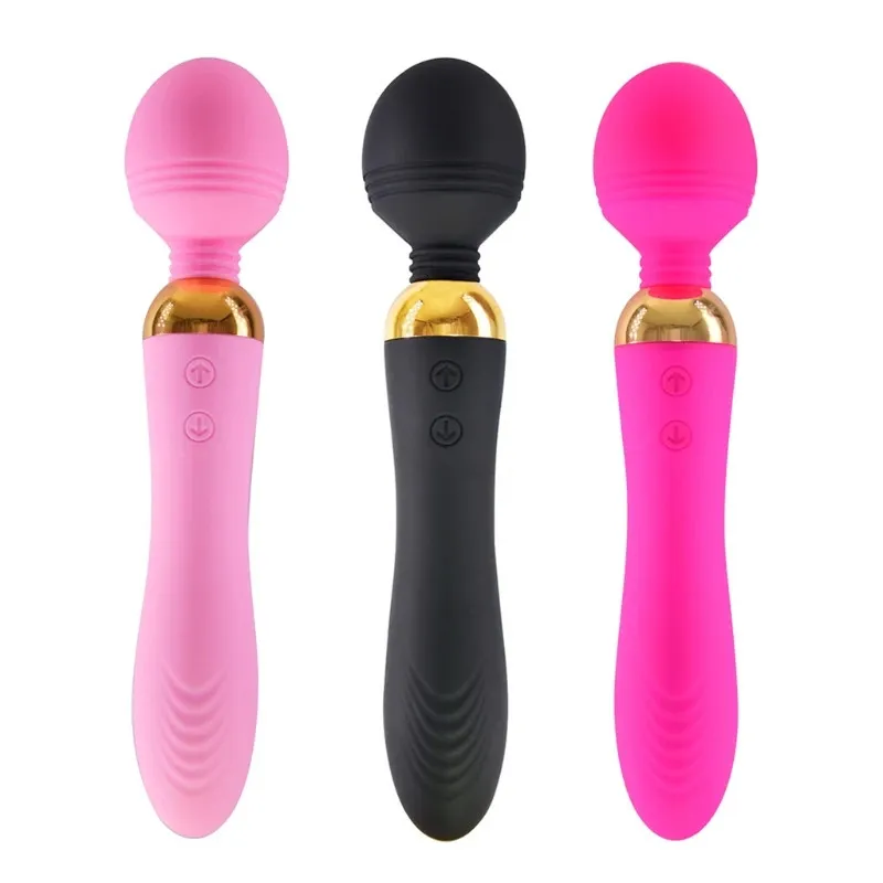 Frauen GSpot Massagegerät Erwachsene Paare Sexspielzeug Dual Magnetic Charging Vibrator Zauberstab Wasserdichter Dildo Klitorisstimulator 240312