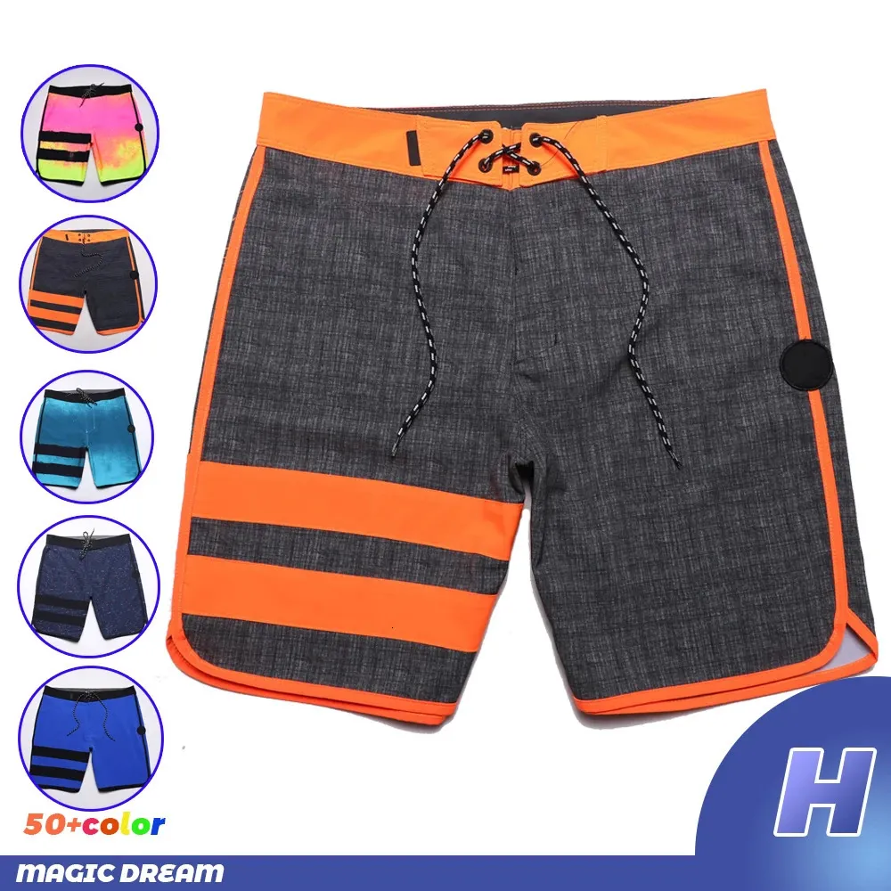 Marca de verão dos homens praia shorts phantom bermuda board shorts nadar shorts à prova dwaterproof água secagem rápida casual mergulho surfwear banho 240313