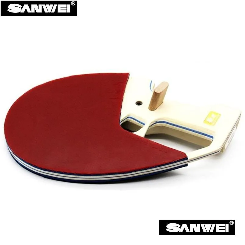 Tênis de mesa RAQUETS APPD SANWEI 9ª Geração Pronto Made Pistol Racket / Pong Racket / Bat Drop Deliver