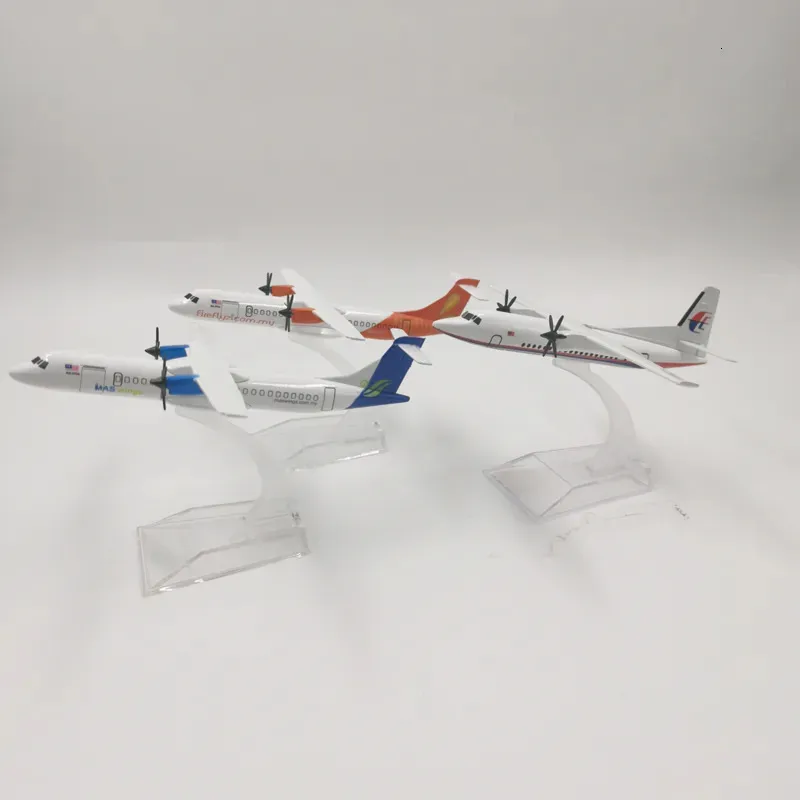 JASON TUTU Vliegtuig Model Vliegtuig FK50 16 cm ATR600 Vliegtuigen Diecast Metalen Vliegtuigen 1 400 schaal Vliegtuigen 240319