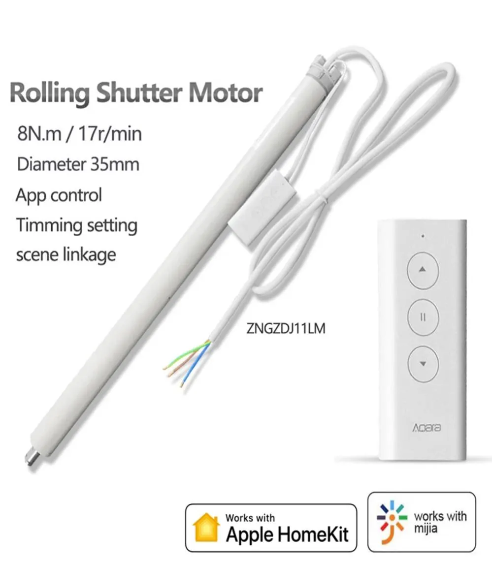 Epacket Aqara Rolling Shutter Motor Zigbee Mi Home App Remote Control Intelligent Timing Setting Smart Roller Curtain Motor HomeKi8911582