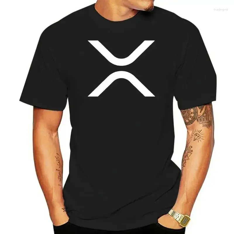 Abiti da uomo A1205 T Shirt Moda Xrp (Ripple) Logo Simbolo Community Crypto Camicie personalizzate