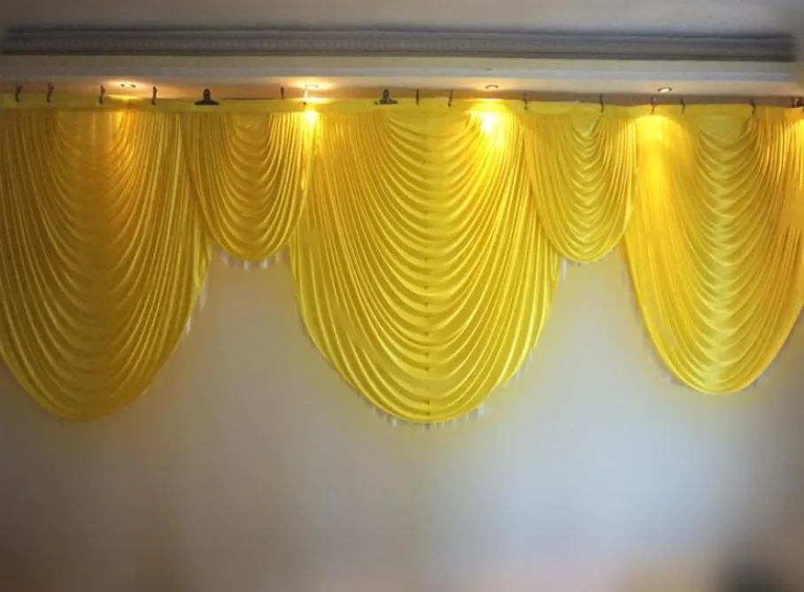 6m szerokości łupów Valance Wedding Stylist Projekty