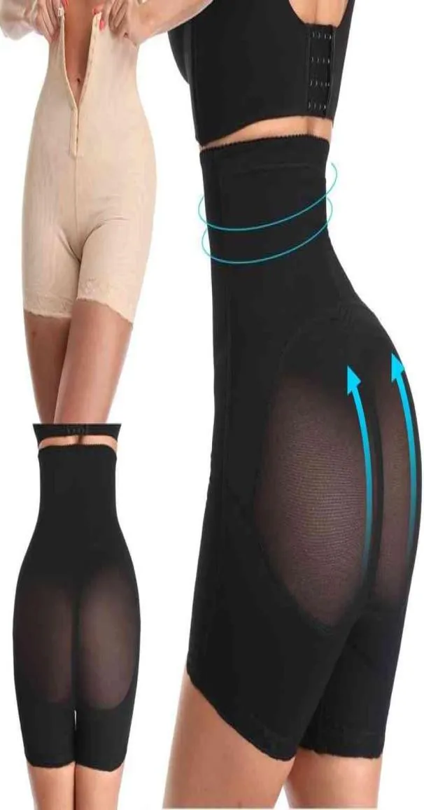 Women Body Body Shaper Trainer Trener płynny kształt Fajas Colombianas Control Butt Lifter Biecid Bodysuit6475445