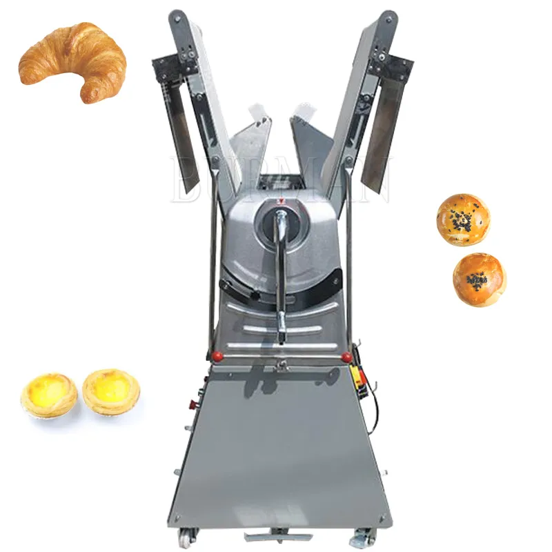 Rouleau de pâte à légumes vertical, Machine à raccourcir les croissants pliables