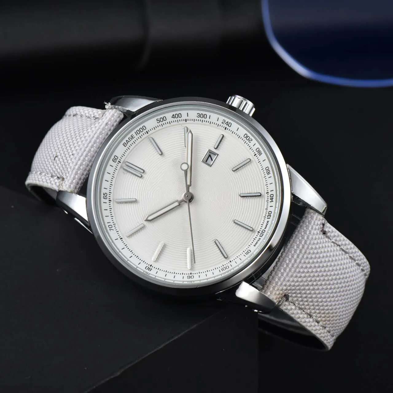 2024 NOWOŚĆ A P Słynne męskie wszystkie tarcza Działa klasyczne designerskie zegarek na rękę luksusowy moda kryształowy diament Zatrzymuje duży wybieranie kwarcowego Zegar Zatrzymaj #1818