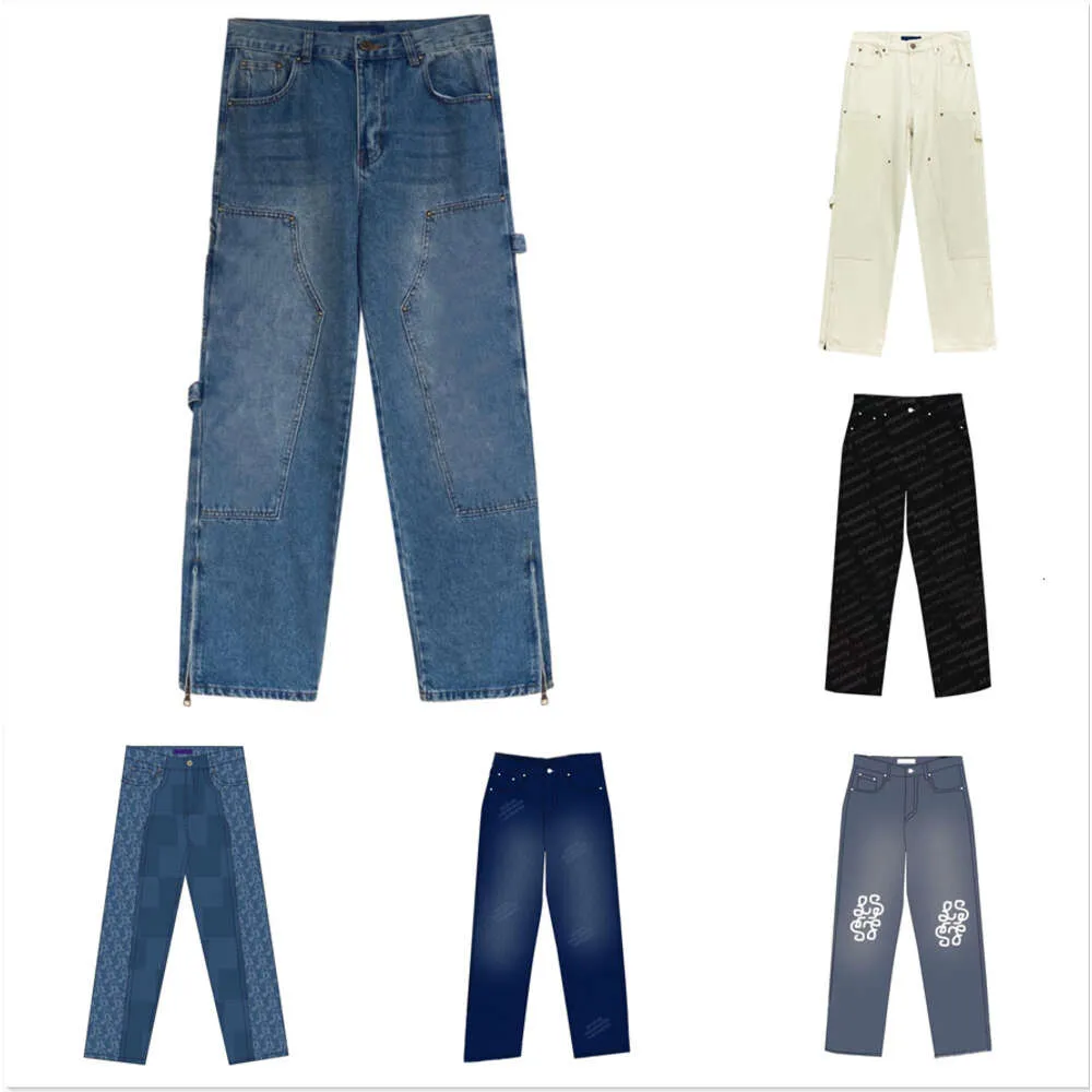 Bottom Pants Denim Fashion Designer 2024 New Jeans Y2K Casual Multi-Color-Hosen Herren Jeans Designer Jean Men Straight Casual Joggshose FZ2403272