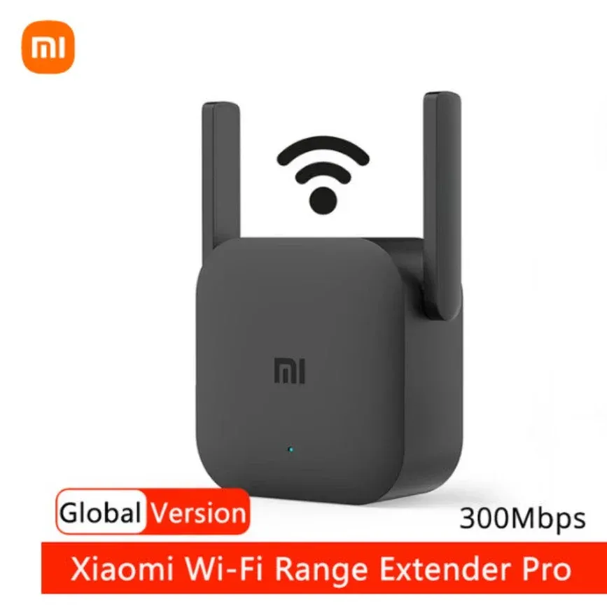 Routers Global Version Xiaomi Mijia WiFi Repeater Pro Amplifier Router 300m 2.4G Repeater Network Mi Wireless Router 2 Antenna Home