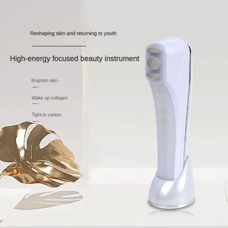 Hifu instrumento de beleza firmador v face pulso elétrico instrumento de beleza rejuvenescimento térmico da pele instrumento de indução de energia altamente focado