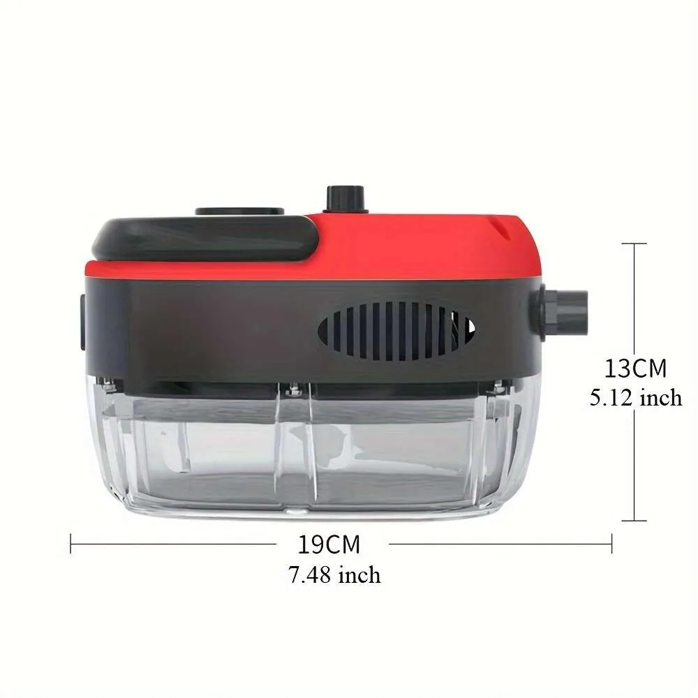 Nettoyeur à vapeur portable 2500 W, machine de nettoyage sous pression à haute température pour cuisine, meubles et salle de bain, comprend des têtes de brosse – Prise américaine