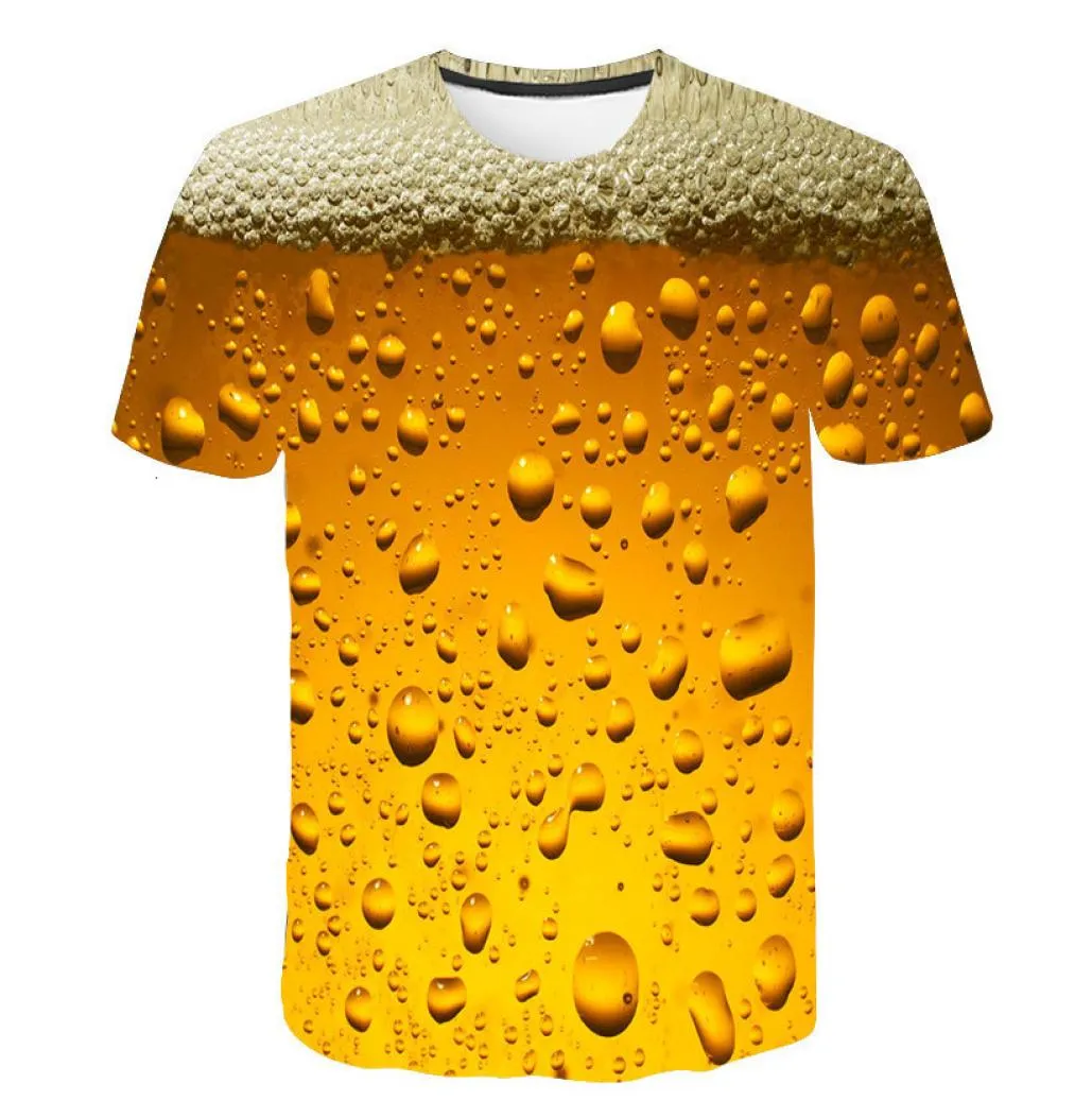 Men039S Ny öl Cola Bubble Digital Printing Tshirt01231507924