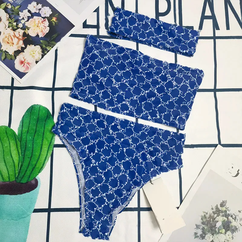 Lettre haut de gamme d'été Sexy Sweetwwear Designer en trois pièces Bikini