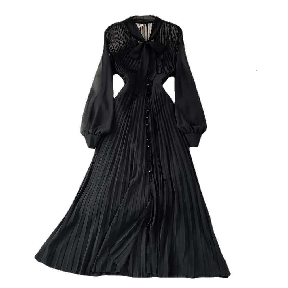 long sleeve black dress amazon Walker Smock Mini Dress - Black