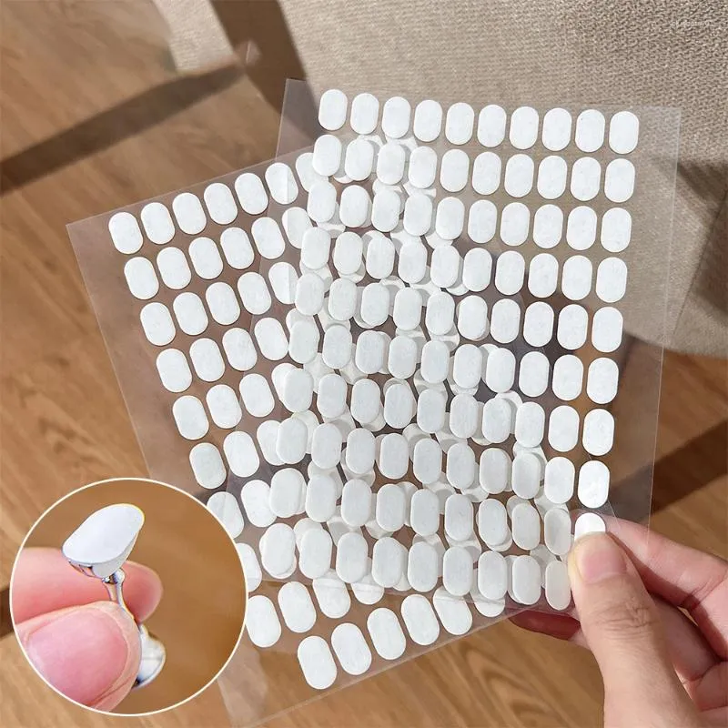 Nail Gel Tray Double-sided Adhesive Salon Exclusive Traceless Transparent Wearing Board With Crystal