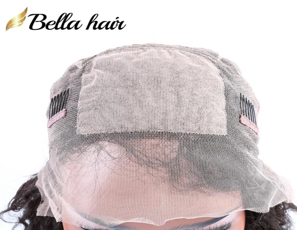 Top-Vollspitze-Perücke, Echthaar-Perücken für schwarze Frauen, natürliche Seide, gerade, handgebunden, mit Seidenbasis, BellaHair7107383