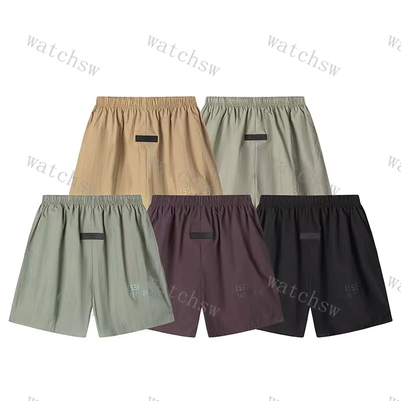 essentialsathletic shorts men's shorts designer ESS Fog ultrathin Casual shorts