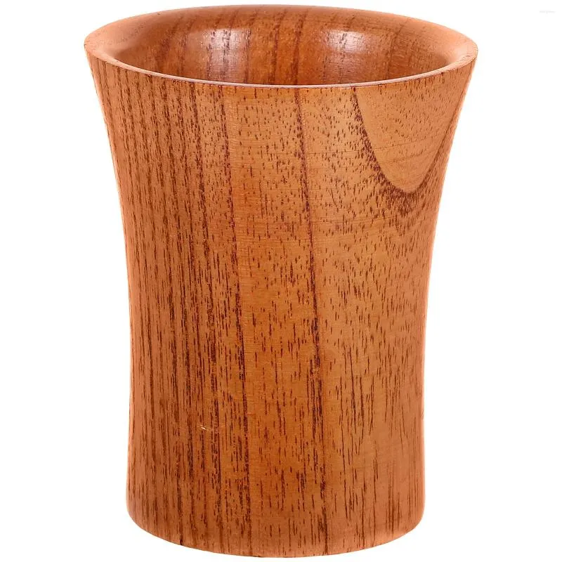 Bicchieri da vino Tazza da caffè all'aperto Casa in legno Ufficio Tazza da acqua Tè in legno massello Bere Attraente portatile