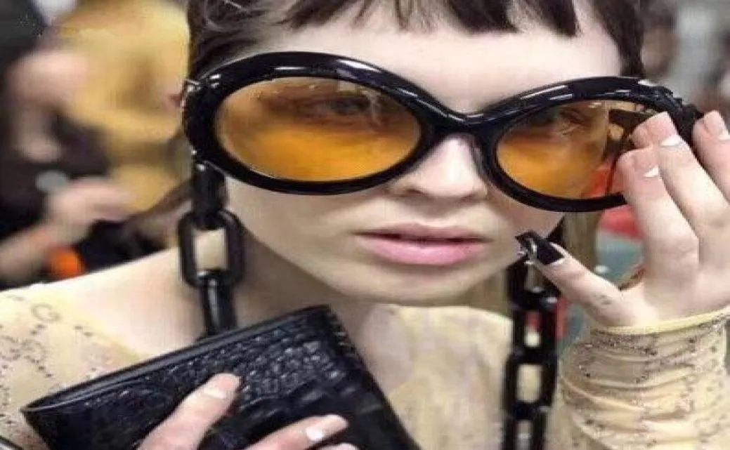 Beliebte neue verkaufende 0709-Sonnenbrille für Frauen, runde Platte, Vollformat, hochwertige Mode, Dame, großzügiger Stil, UV400-Objektiv 0709S5379038