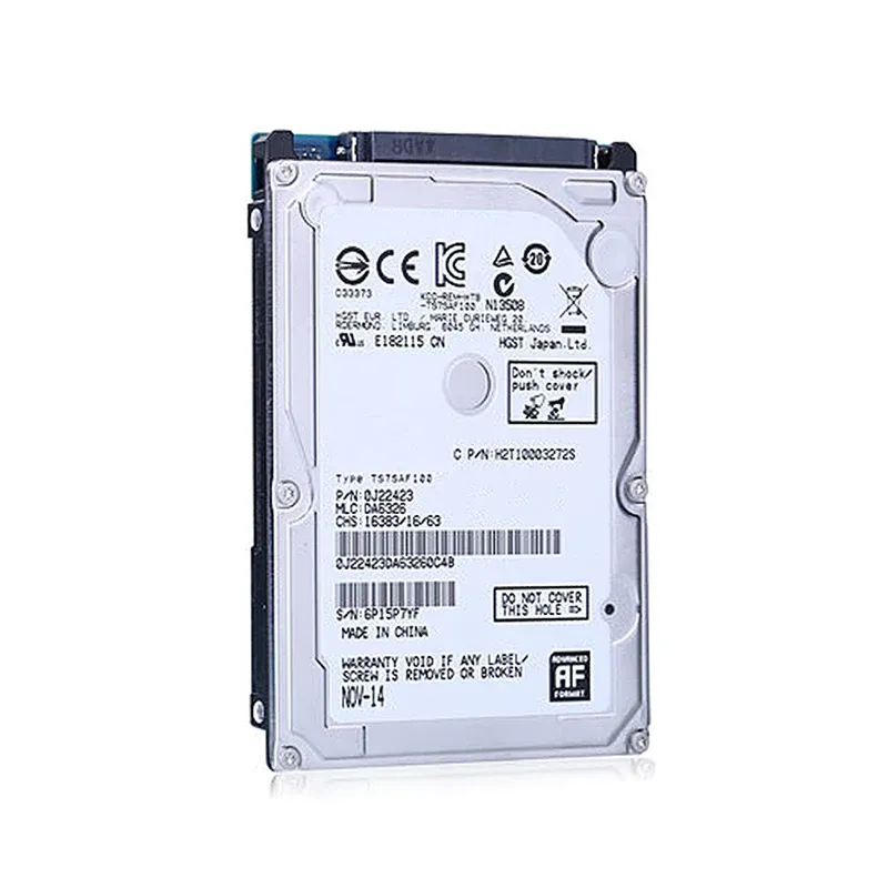 Оригинальный бренд жесткий диск 160 ГБ HDD 5400RPM 8MB Cache 9,5 мм ATA IDE 2,5 "Жесткий диск ноутбука