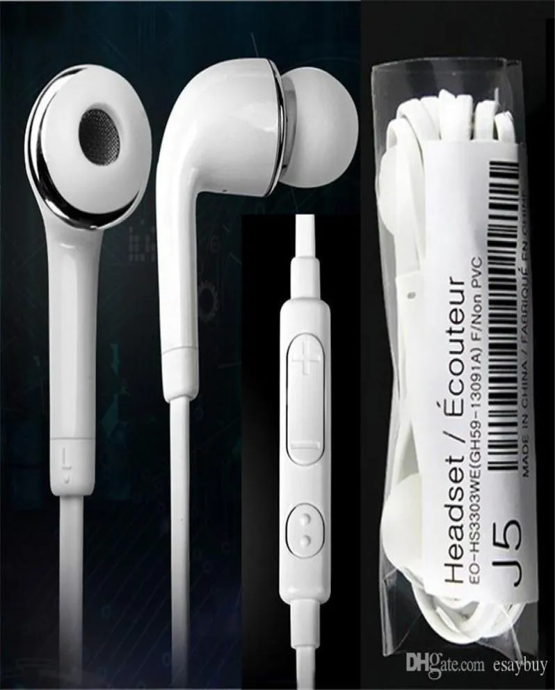 35 mm inear oortelefoon stereo j5 headset hoofdtelefoon met microfoon afstandsbediening volumeregeling microfoon oordopjes goede kwaliteit voor samsung s4 s5 5102603