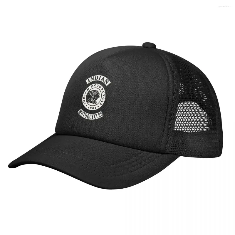 Boll Caps Black Friday Vintage Motorcyklar Mesh Baseball Cap Vuxen Trucker Hat Justerbar polyester sommar