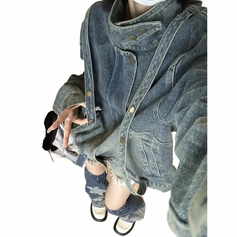 American Vintage Wed Denim Jacket 남자 여자 캐주얼 리브 디자인 대표팀 카우보이 코트 유니osex 하이 스트리트 지구 아웃복 29R1#