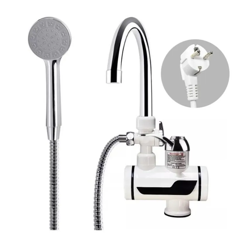 Tankless Hot Water Heater Faucet Shower Instant Electric Tap for Kitchen Heating Instant Faucet for Bathroom