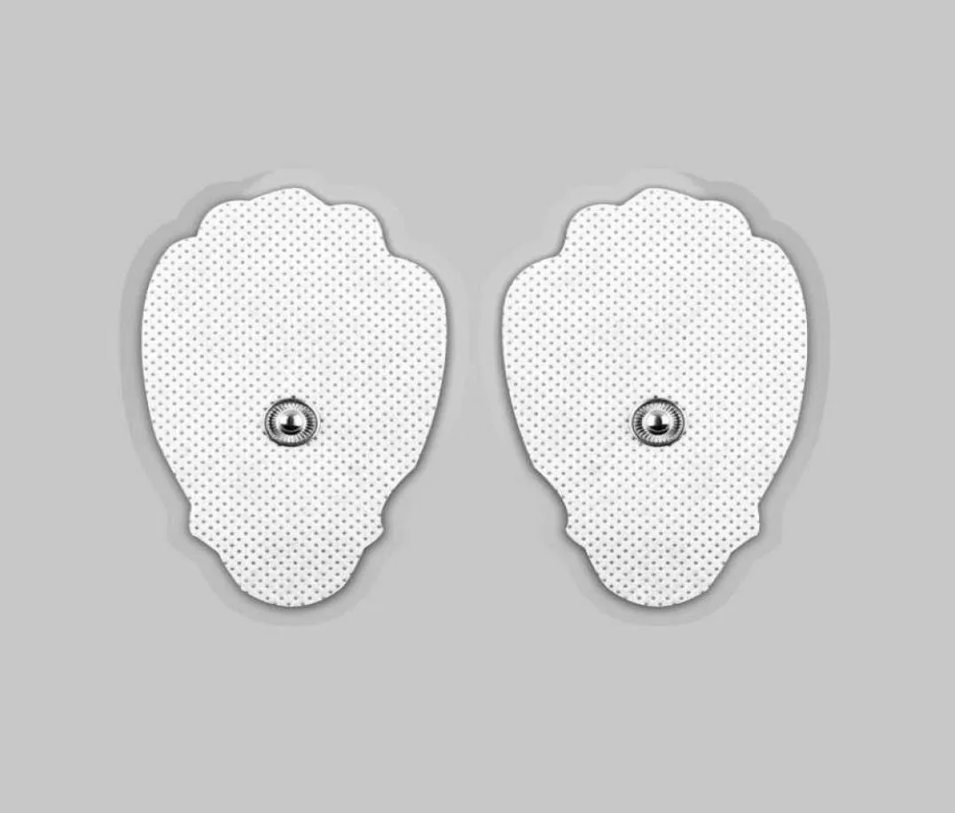 400pcs fabric Hand palm Shape Replacement Massage Therapy electrode Pads Electro Pad for Tens Electrode Estim TENS Units Monopol6154449