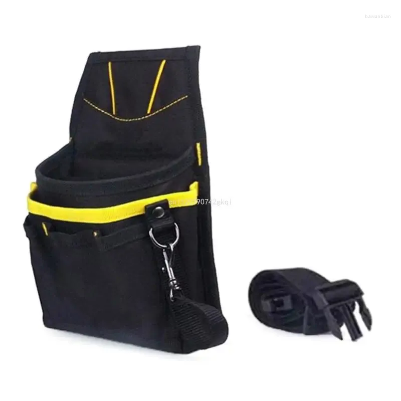 Sacs de rangement portables Film d'aluminium de voiture, sac à outils en tissu Oxford avec ceinture de taille, outil de teinte de fenêtre d'emballage