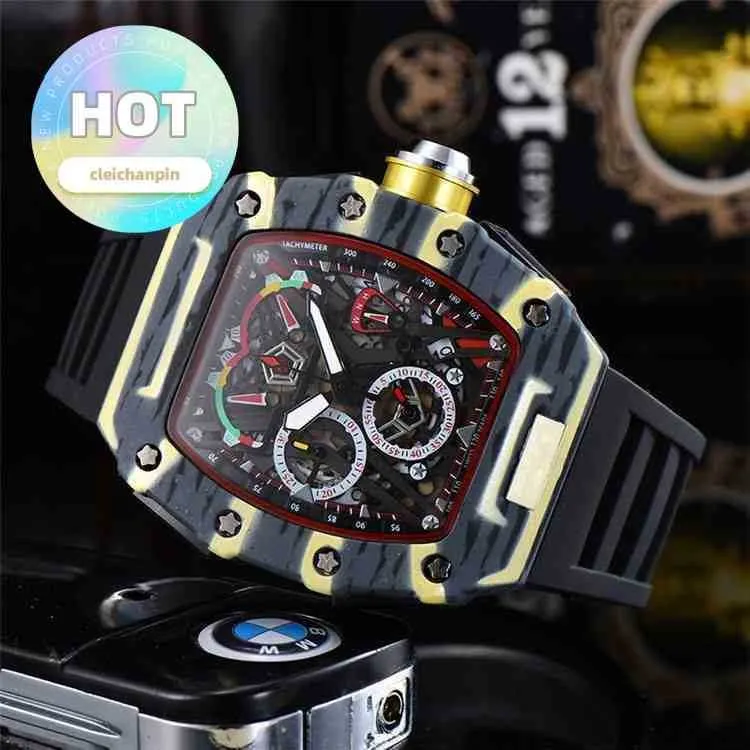 Дизайнерские роскошные RM Запястья Watch RM11 Mens Mechanics Watch kwai Star Tiktok Barrel Typ