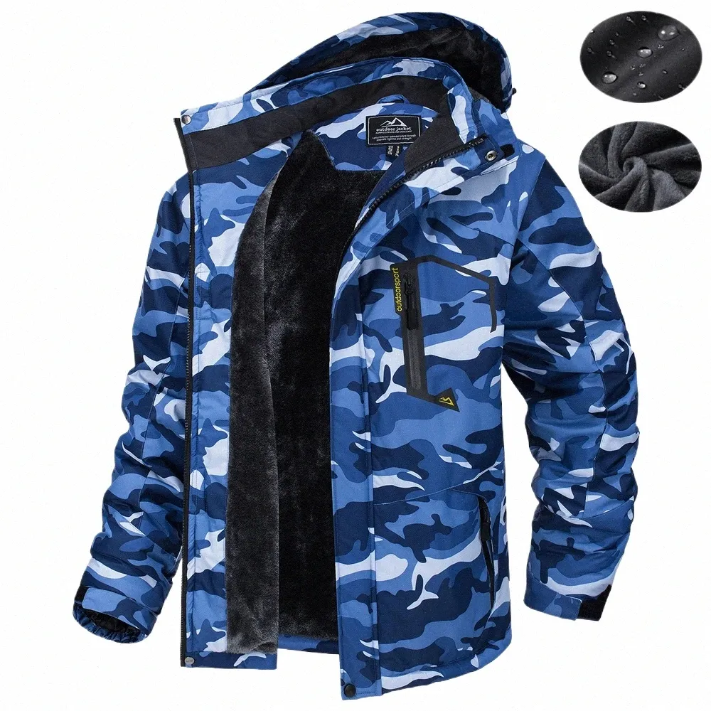 Tacvasen Fleece Lining Mountain Jackets Mens Caminhadas Jaquetas Ao Ar Livre Removível Casacos Com Capuz Ski Snowboard Parka Inverno Outwear M1rL #