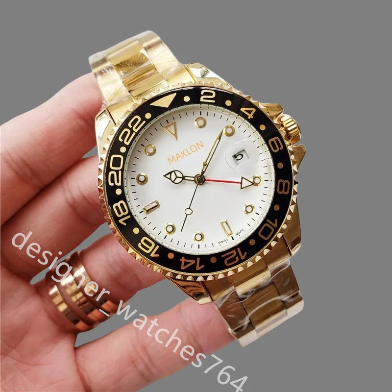 Orologio da uomo Cassa meccanica completamente automatica in acciaio inossidabile 316L con lancette luminose, versatile come abbigliamento casual o formale, deve avere orologi di celebrità e fashionisti