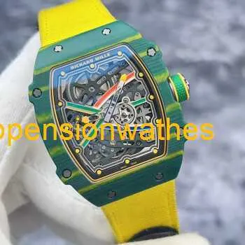 RM腕時計Richardmills Luxury Watches RM67-02グリーンレッドブルートラック